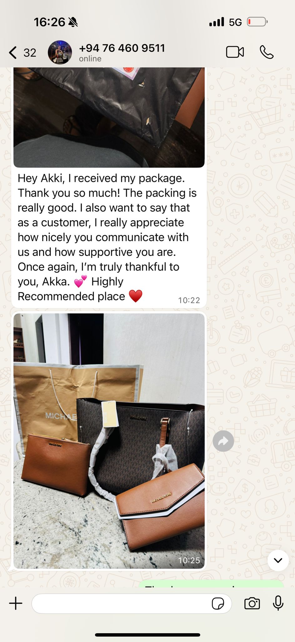 Customer feedback 1